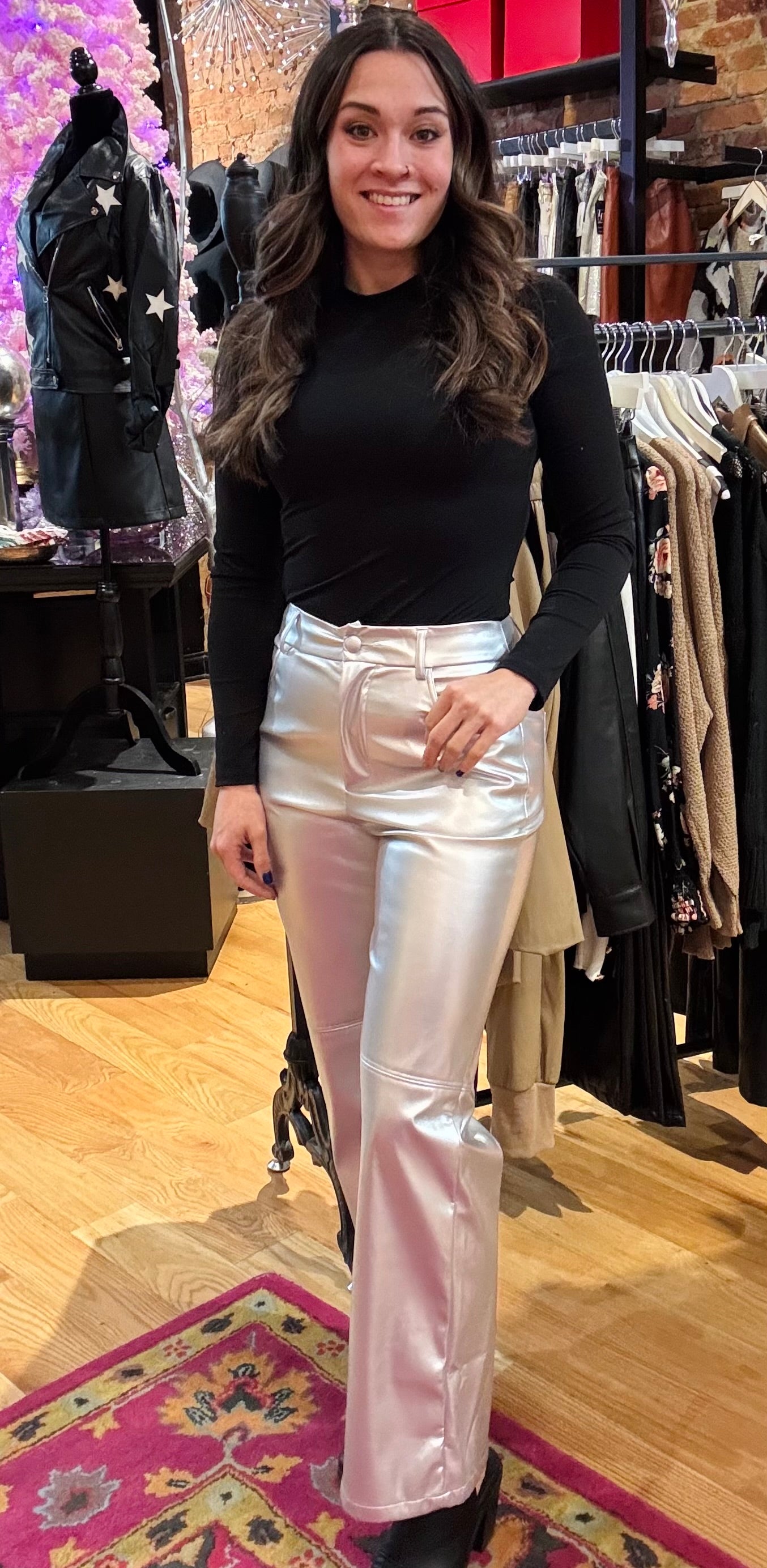 Dawned For You Vegan Leather Pants