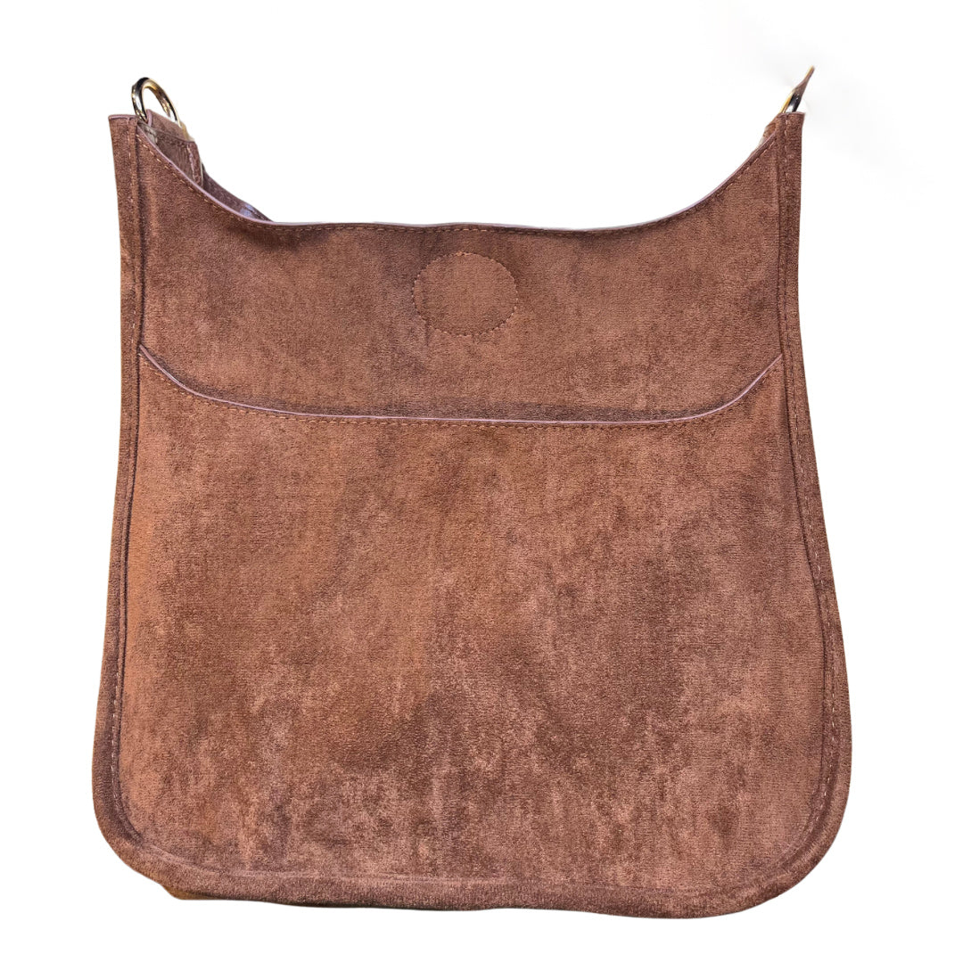 Ah-Dorned Classic Suede Messenger Bag