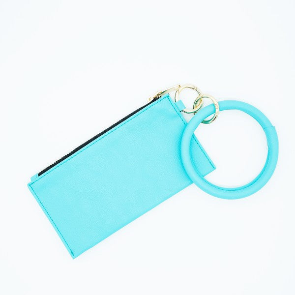 Teal Mini Key Ring Bangle