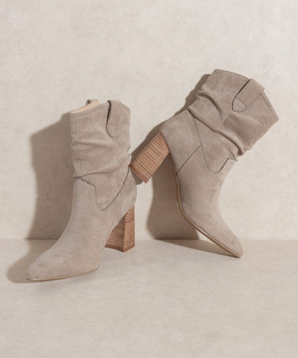 Tan Mavis Western Style Bootie