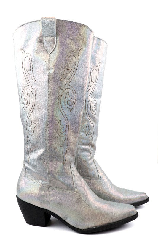 Beautiful Western Style Tall Boots