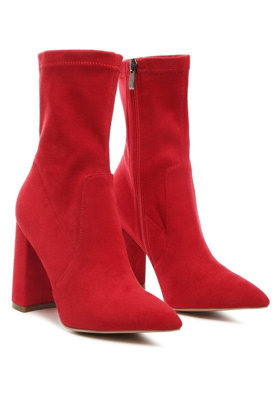 Red Zahara Bootie