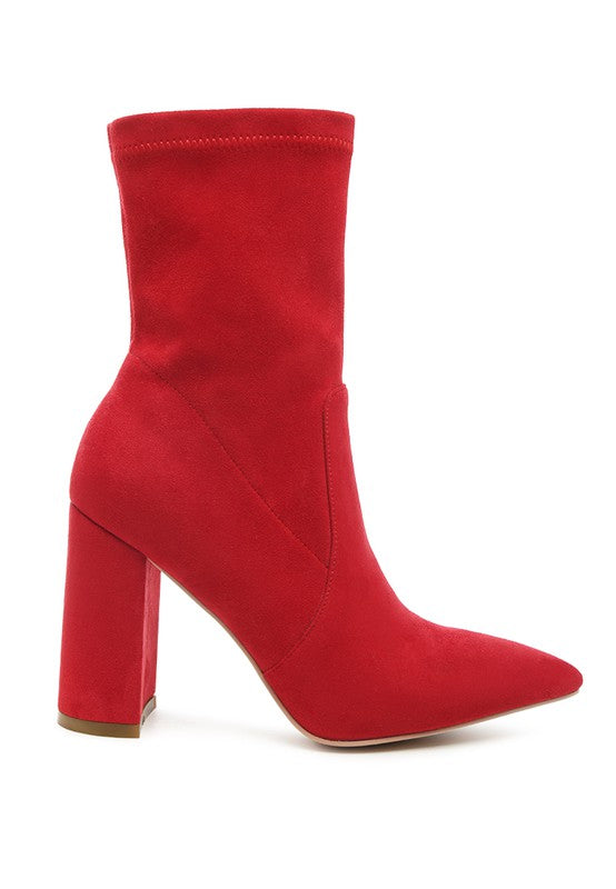 Red Zahara Bootie