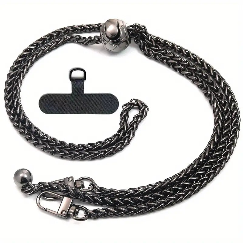 Gunmetal Chain Link Cellphone Lanyard