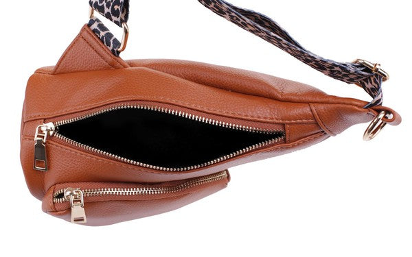 Remy Vegan Leather Sling Handbag