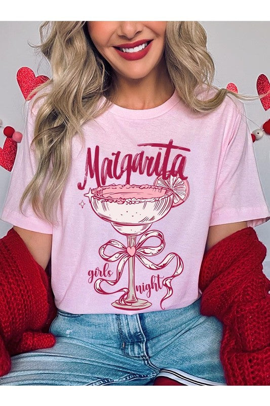 Pink Margarita Girls Night Graphic Tee