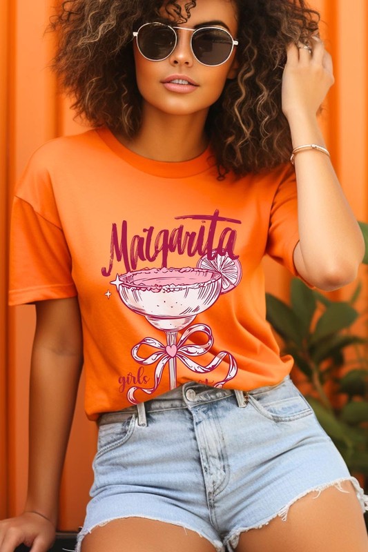 Orange Margarita Girls Night Graphic Tee