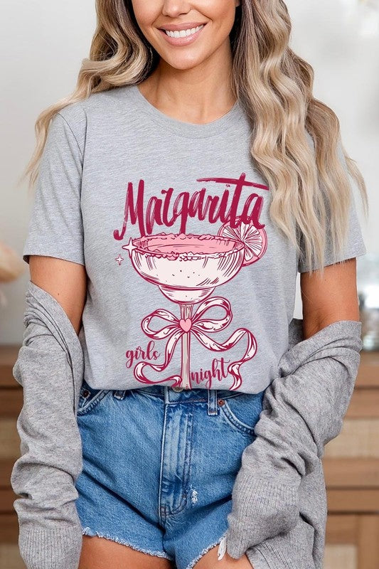 Grey Margarita Girls Night Graphic Tee