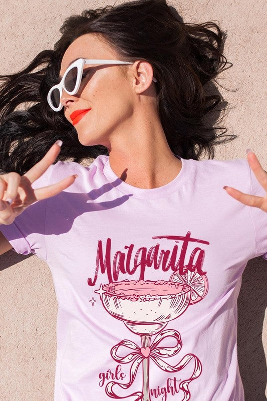 Purple Margarita Girls Night Graphic Tee