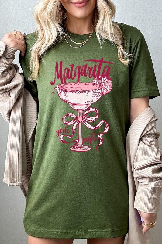 Green Margarita Girls Night Graphic Tee