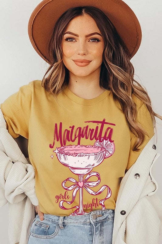 Yellow Margarita Girls Night Graphic Tee