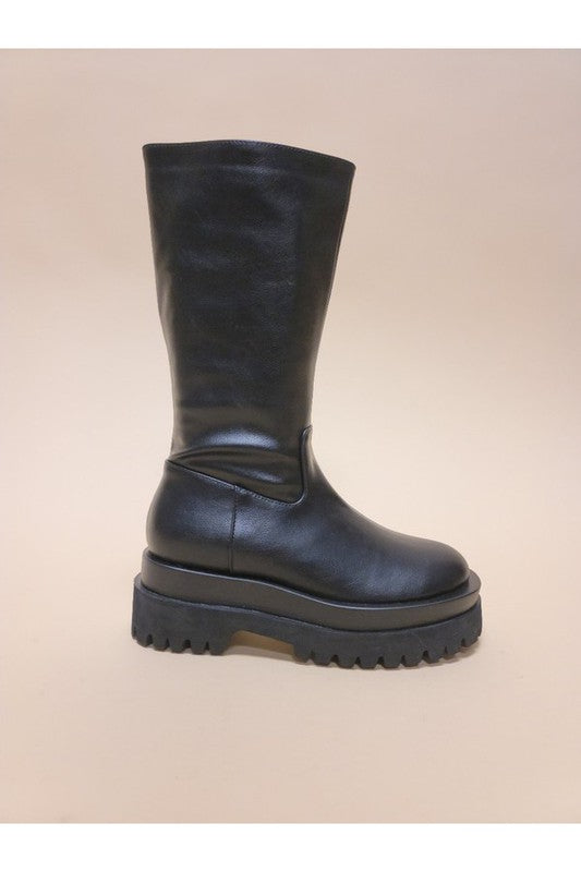 Black Venet Platform Boots