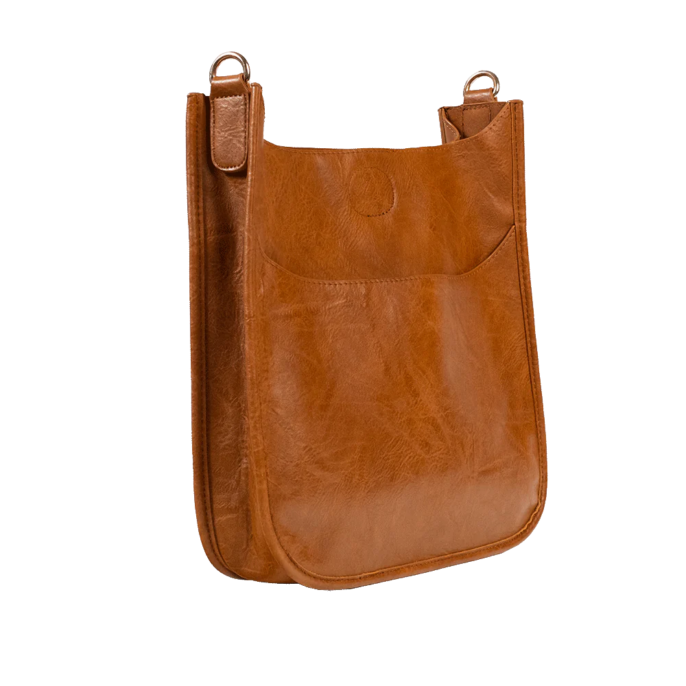 Ah-Dorned Classic Vegan Leather Messenger Bag