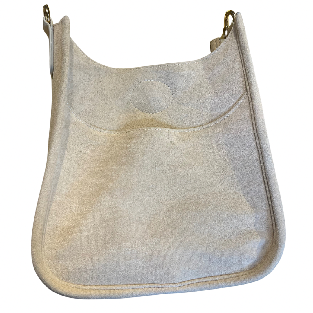 AH-Dorned Mini Suede Messenger Bag