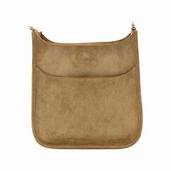 Ah-Dorned Classic Suede Messenger Bag