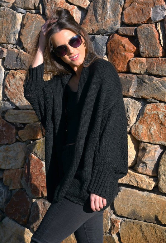 Harvest Knit Open Front Cardigan