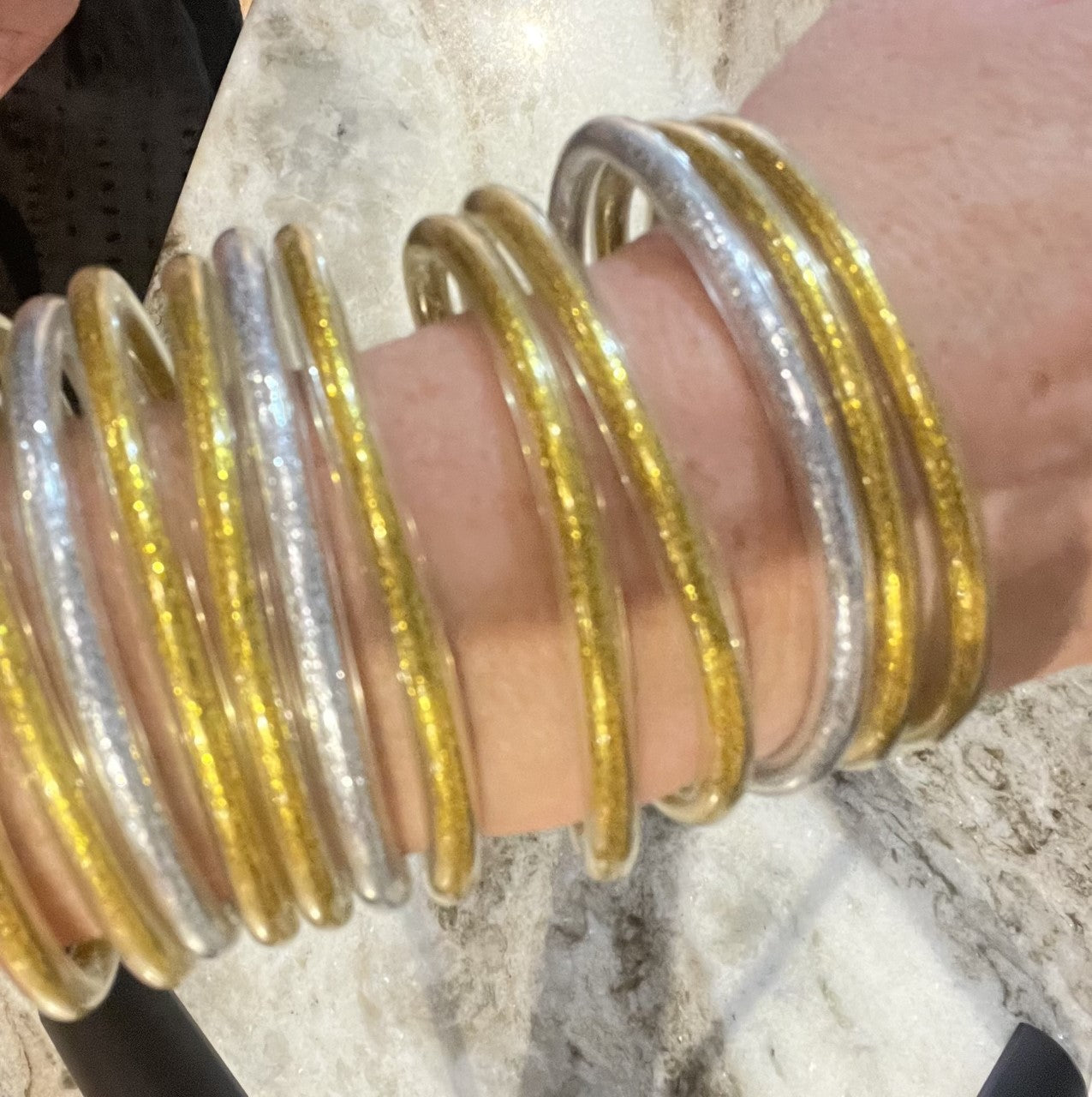 Gold on sale jelly bangles